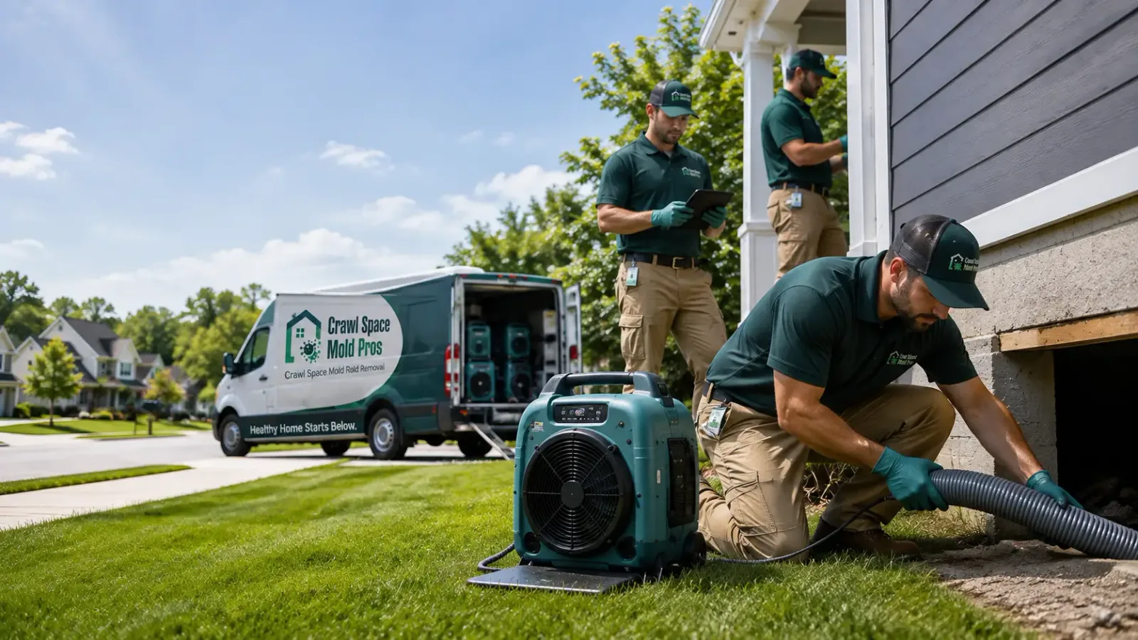Crawl Space Mold Removal in Erie, IL